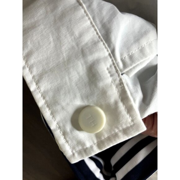 Tommy Hilfiger Mens Mesh Lined Hooded Windbreaker 2XL/TGG White & Black - Picture 14 of 16